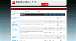 Desktop Screenshot of gameserver.mattel.com